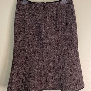 Elie Tahari Reversible Tweed Skirt